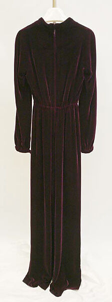 Jumpsuit, Halston (American, Des Moines, Iowa 1932–1990 San Francisco, California), silk, American