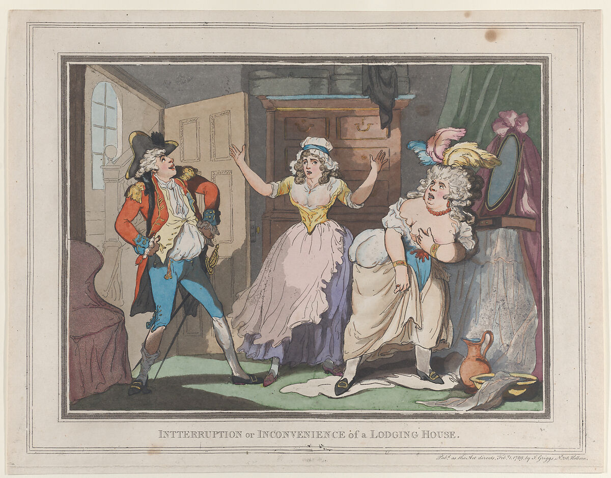 Thomas Rowlandson Interruption Or Inconvenience Of A Lodging House   Main Image