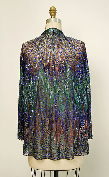 Jacket, Halston (American, Des Moines, Iowa 1932–1990 San Francisco, California), nylon, plastic, American