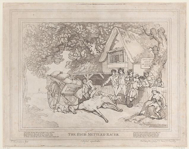 The Cart Horse (from The Life of a Racehorse, or The High-Mettled Racer)