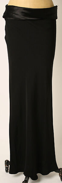 Evening ensemble, Ann Demeulemeester (Belgian, founded 1985), rayon, Belgian