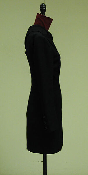 Ensemble, Ann Demeulemeester (Belgian, founded 1985), (a,d) wool; (b) synthetic fiber; (c) viscose, Belgian