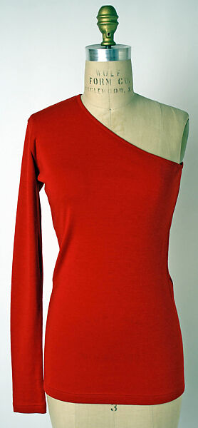 Evening ensemble, Ann Demeulemeester (Belgian, founded 1985), (a, b,c) wool; (d,e) synthetic fiber, Belgian