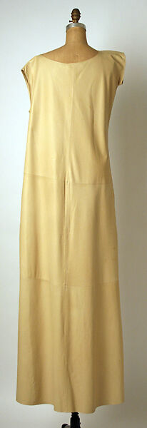 Dress, Ann Demeulemeester (Belgian, founded 1985), leather, Belgian
