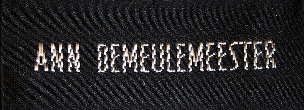 Dress, Ann Demeulemeester (Belgian, founded 1985), leather, Belgian