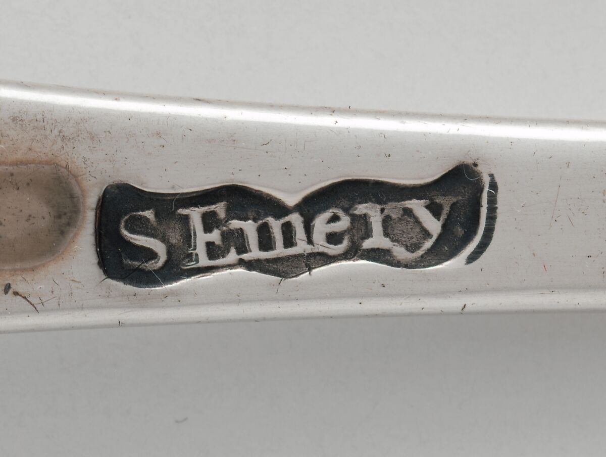 Table Spoon, Stephen Emery (1749–1801), Silver, American