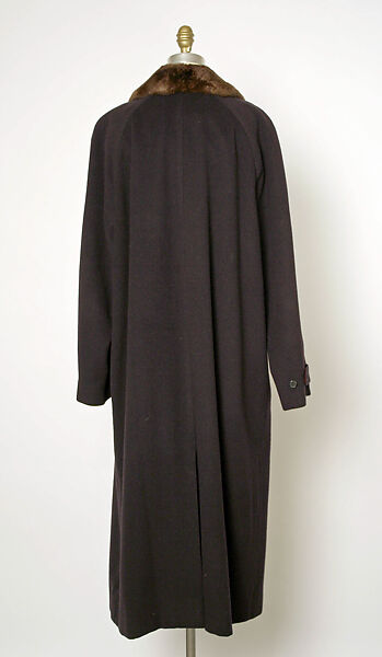 Coat, Perry Ellis Sportswear Inc. (American, founded 1978), wool, synthetic fiber, American