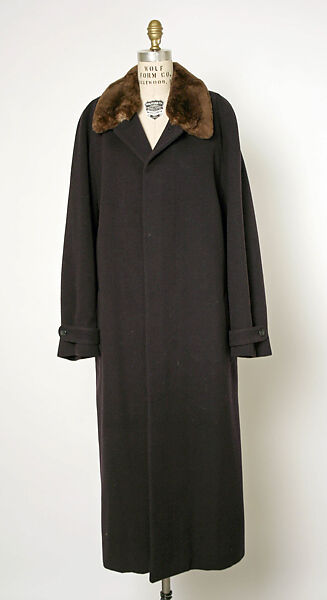 Coat, Perry Ellis Sportswear Inc. (American, founded 1978), wool, synthetic fiber, American 