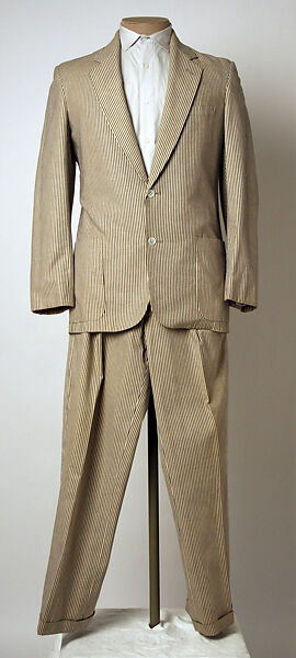 Suit, Perry Ellis Sportswear Inc. (American, founded 1978), cotton, American 