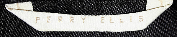 Suit, Perry Ellis Sportswear Inc. (American, founded 1978), (a,b) wool; (c) cotton, American