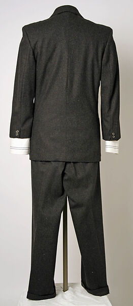 Suit, Perry Ellis Sportswear Inc. (American, founded 1978), (a,b) wool; (c) cotton, American