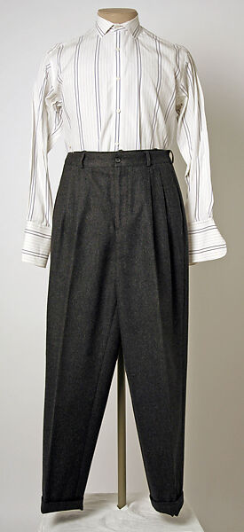 Suit, Perry Ellis Sportswear Inc. (American, founded 1978), (a,b) wool; (c) cotton, American