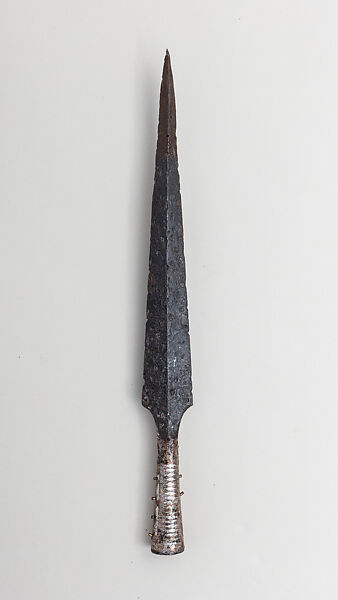 Spearhead, Steel, silver, copper alloy, Scandinavian
