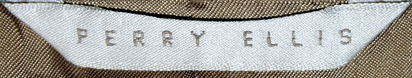 Suit, Perry Ellis Sportswear Inc. (American, founded 1978), wool, American