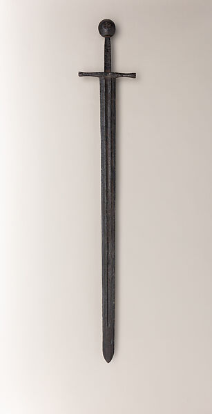 Cruciform Sword, Steel, copper alloy, European
