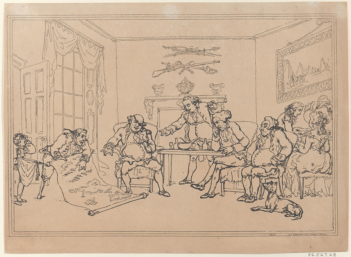 Army, Thomas Rowlandson (British, London 1757–1827 London), Etching 