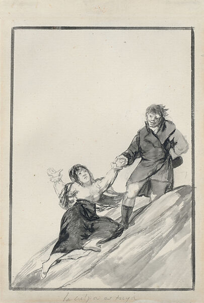 It's all your fault, Goya (Francisco de Goya y Lucientes) (Spanish, Fuendetodos 1746–1828 Bordeaux) 