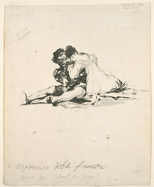 Expressive of Double Strength, Goya (Francisco de Goya y Lucientes) (Spanish, Fuendetodos 1746–1828 Bordeaux), Lithograph 