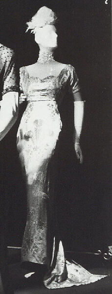 Evening dress, Weeks (French), silk, metal, glass, French