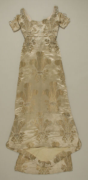 Evening dress, Weeks (French), silk, metal, glass, French