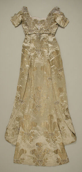 Evening dress, Weeks (French), silk, metal, glass, French