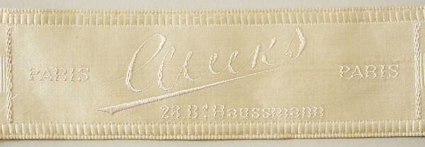 Evening dress, Weeks (French), silk, metal, glass, French