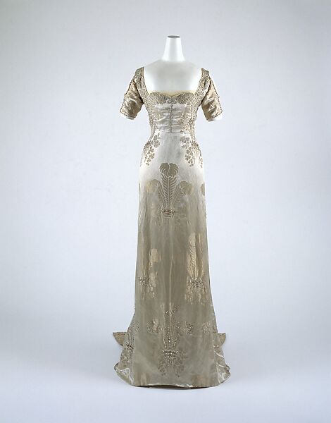 Evening dress, Weeks (French), silk, metal, glass, French