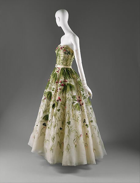 "May", House of Dior (French, founded 1947), silk, French 