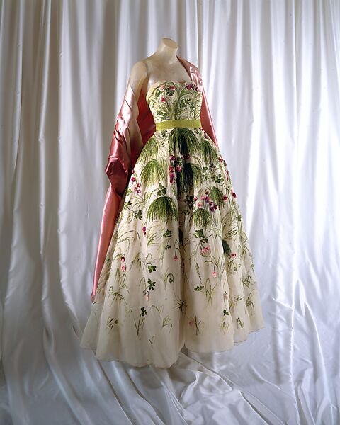 "May", House of Dior (French, founded 1946), silk, French