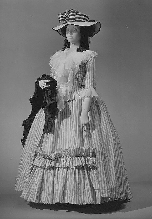 Robe à l'anglaise, silk, French