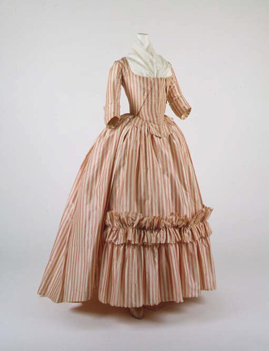 Robe à l'anglaise, silk, French