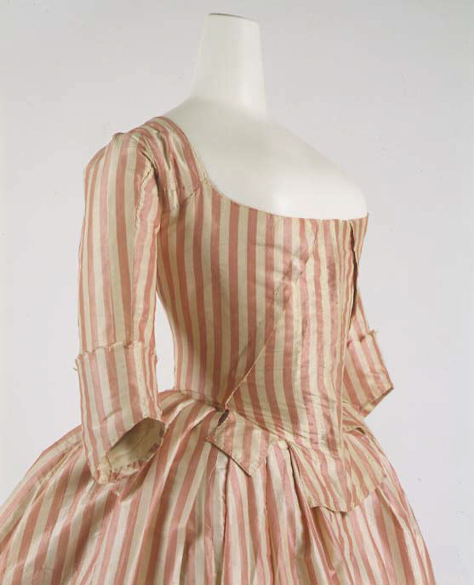 Robe à l'anglaise, silk, French