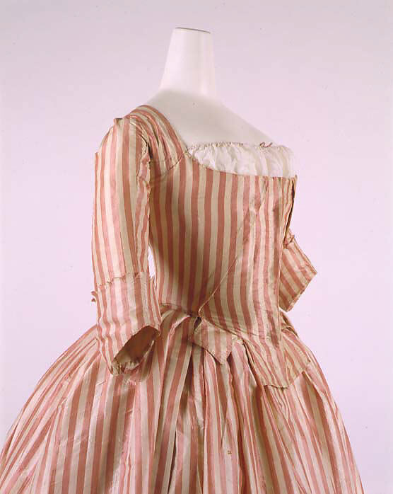 Robe à l'anglaise, silk, French