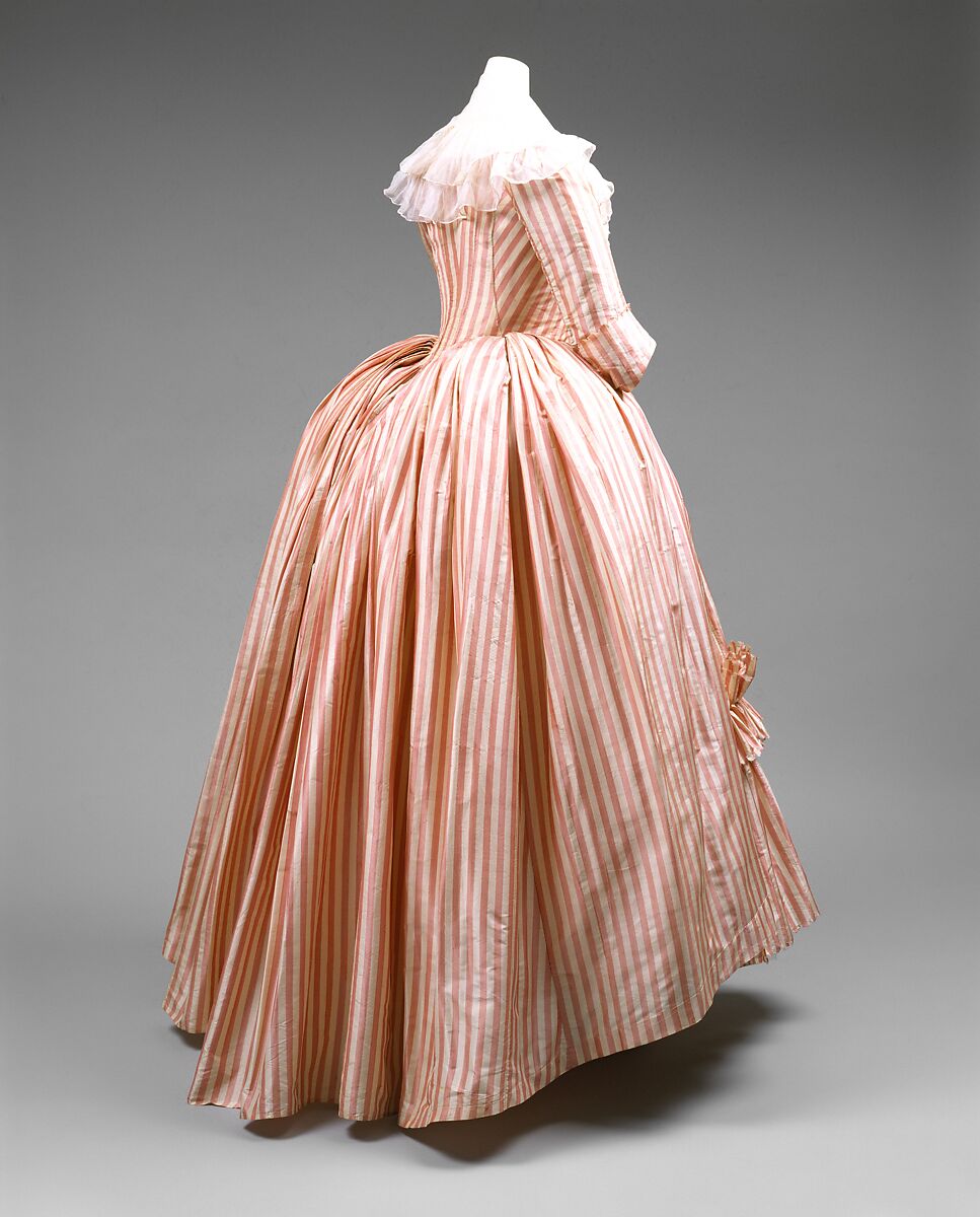 Robe à l'anglaise, silk, French