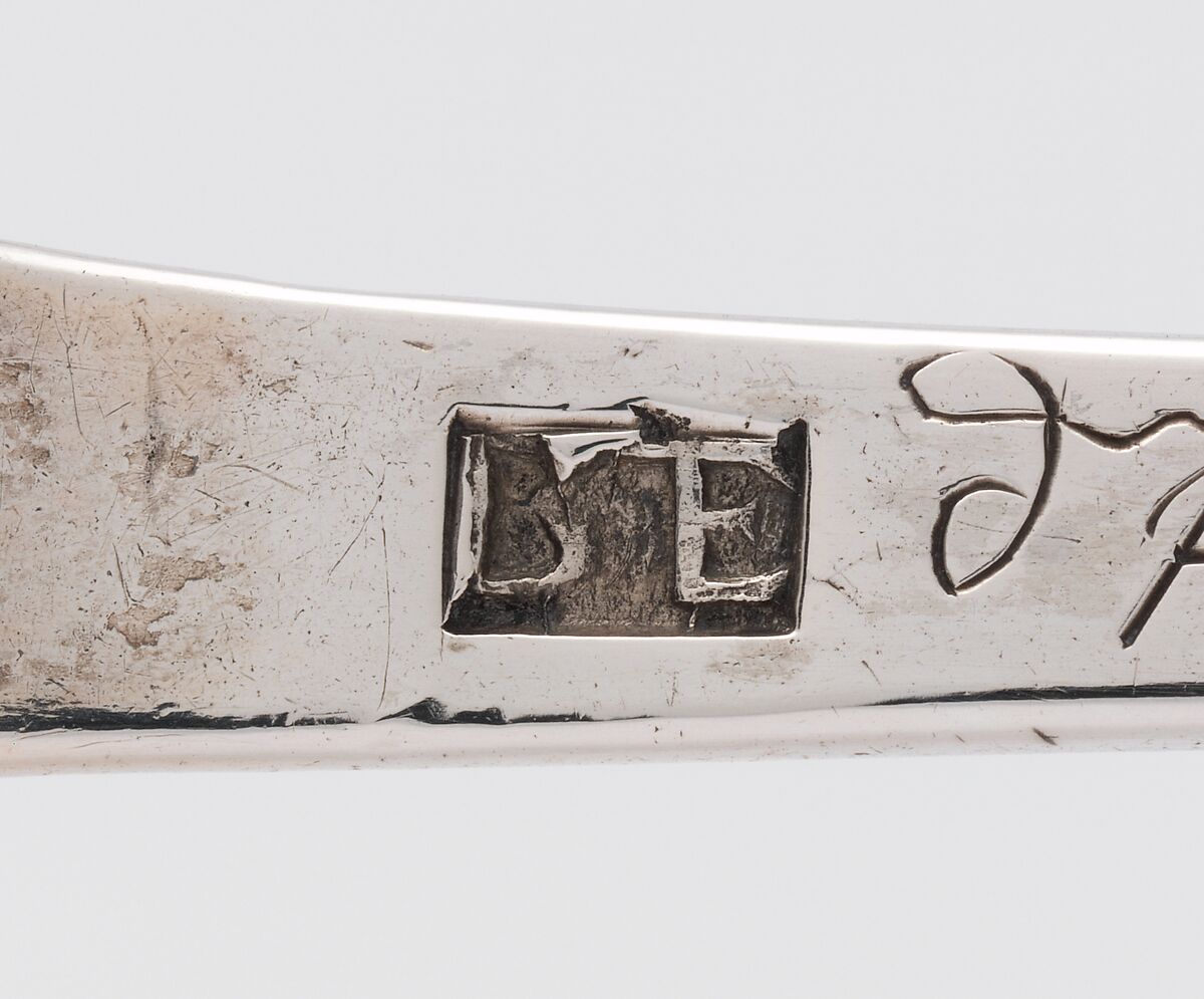 Table Spoon, Barent Ten Eyck (1714–1795), Silver, American
