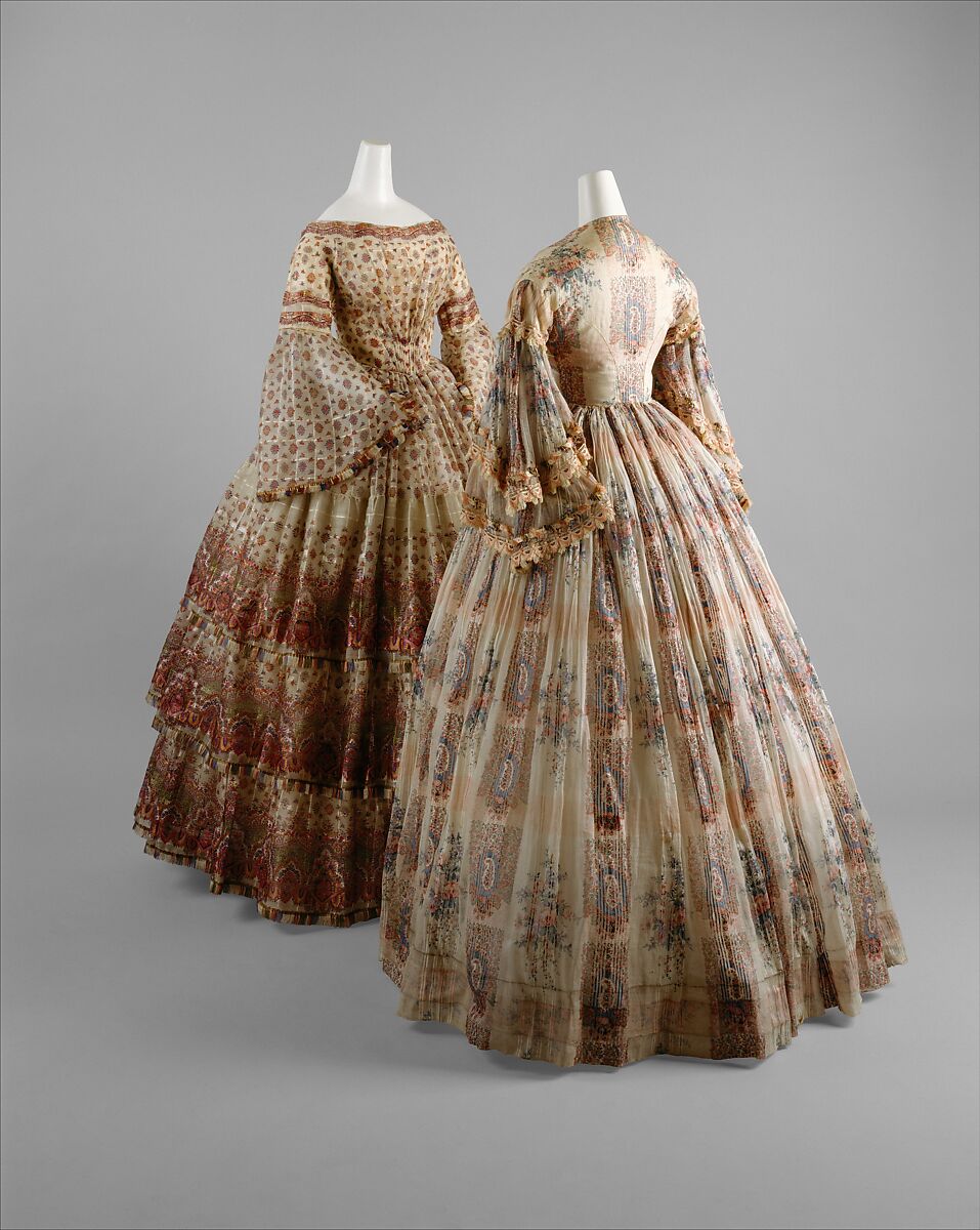 Afternoon dress, cotton, French
