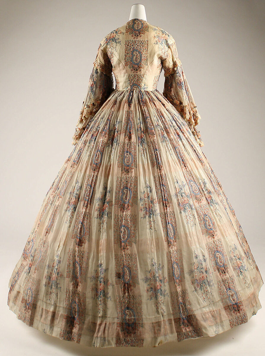 Afternoon dress, cotton, French