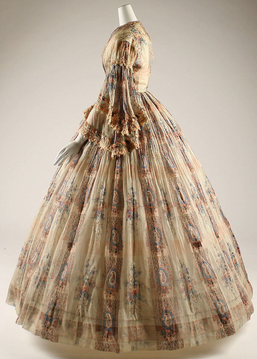 Afternoon dress, cotton, French