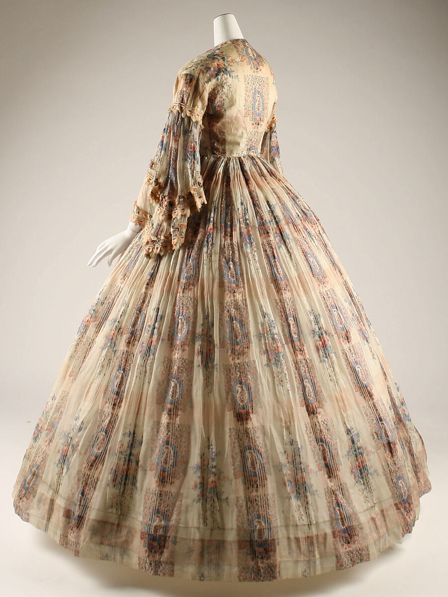 Afternoon dress, cotton, French