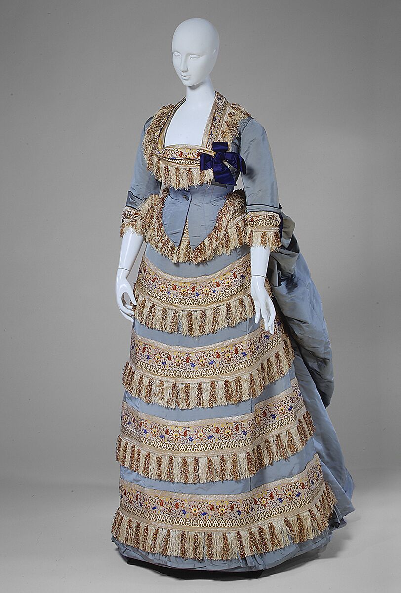 Ball gown, House of Worth (French, 1858–1956), silk, French