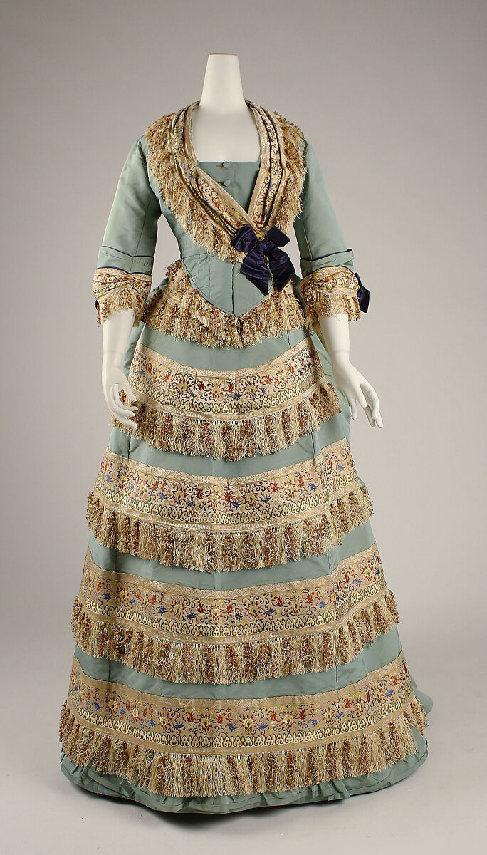 Ball gown, House of Worth (French, 1858–1956), silk, French