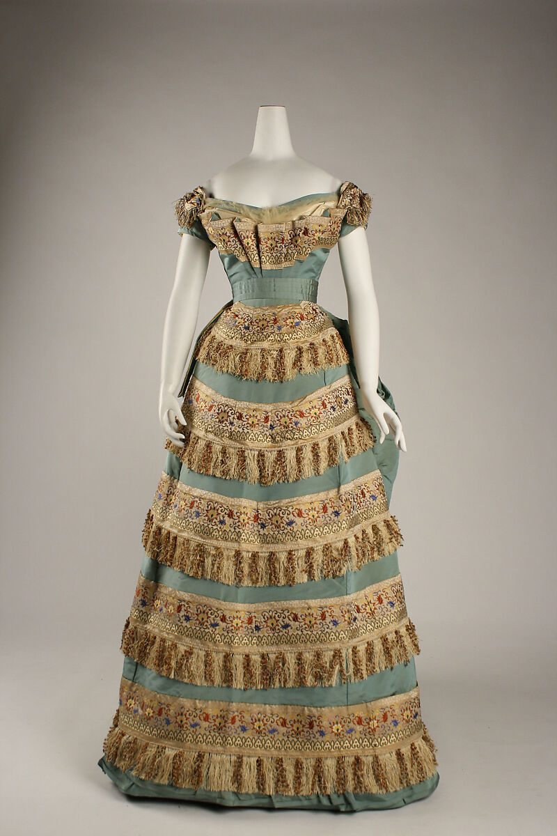 Ball gown, House of Worth (French, 1858–1956), silk, French