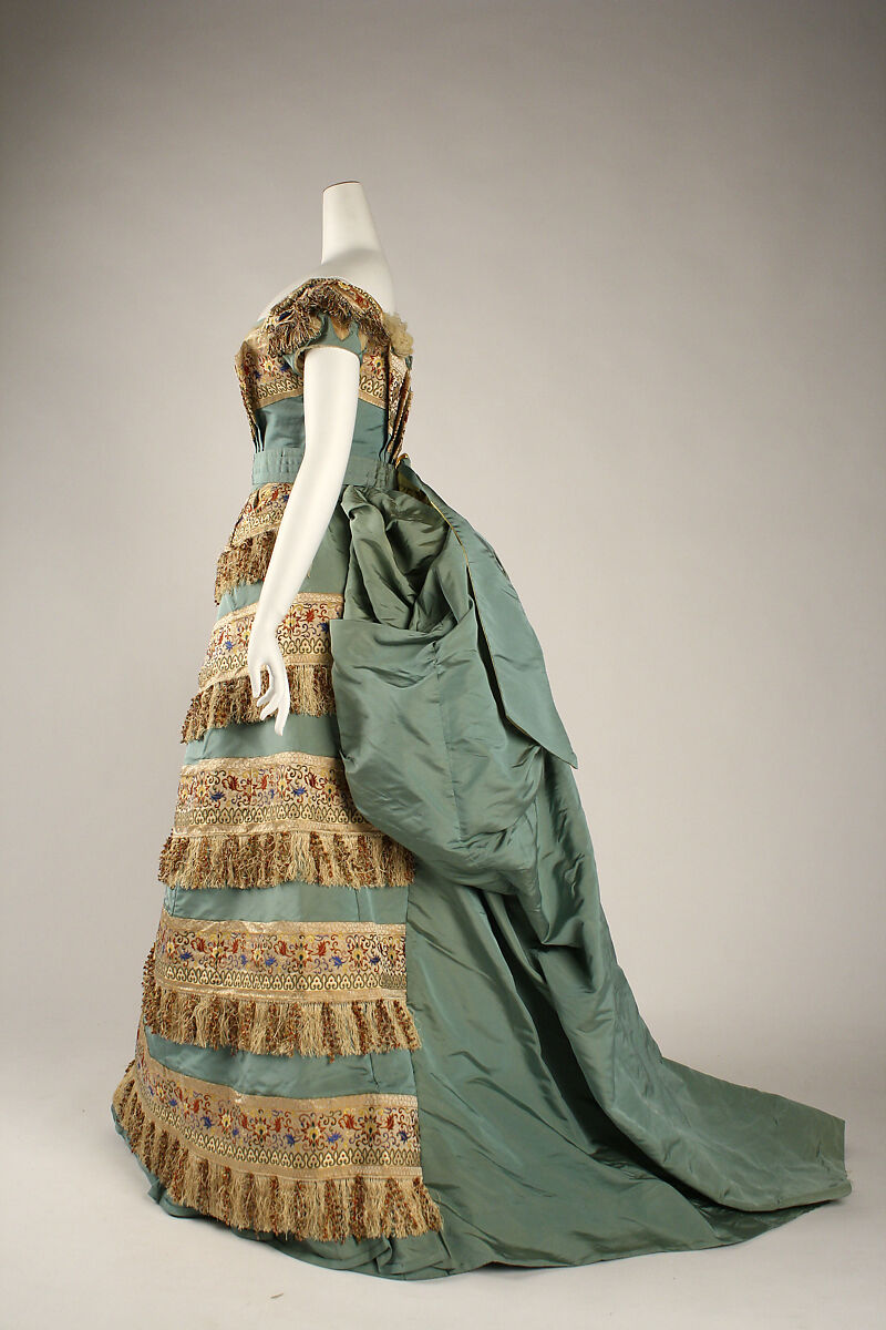 Ball gown, House of Worth (French, 1858–1956), silk, French