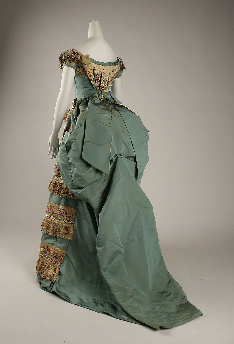 Ball gown, House of Worth (French, 1858–1956), silk, French
