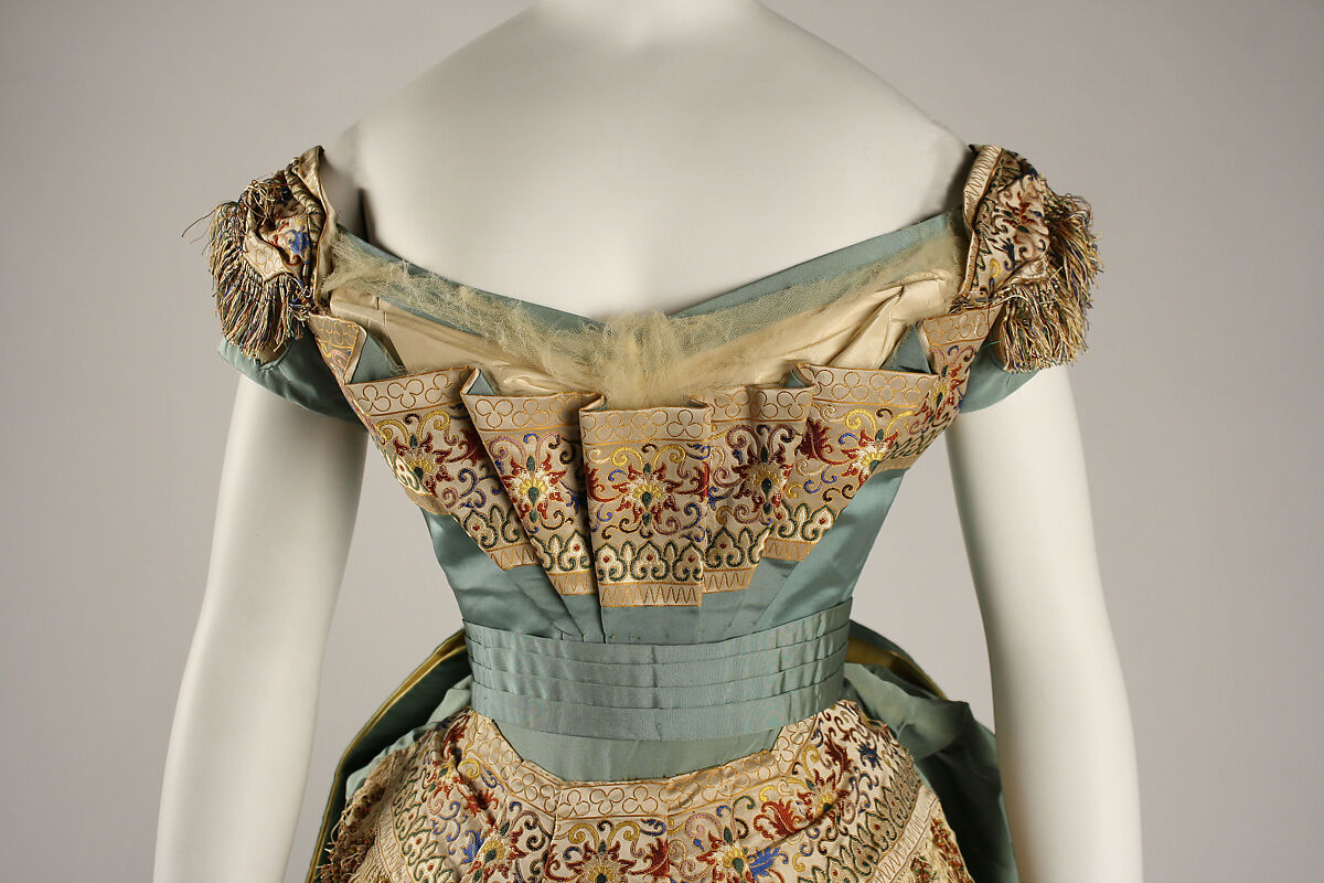 Ball gown, House of Worth (French, 1858–1956), silk, French