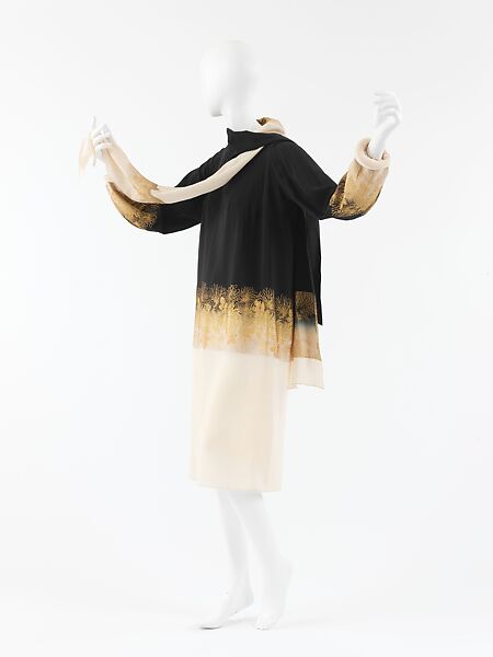 Coat, House of Chanel (French, founded 1910), silk, metal, French