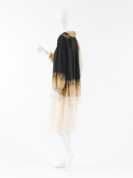 Coat, House of Chanel (French, founded 1910), silk, metal, French