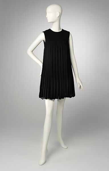 Dress, Pierre Cardin (French (born Italy), San Biagio di Callalta 1922–2020 Neuilly), wool, synthetic fiber, French 