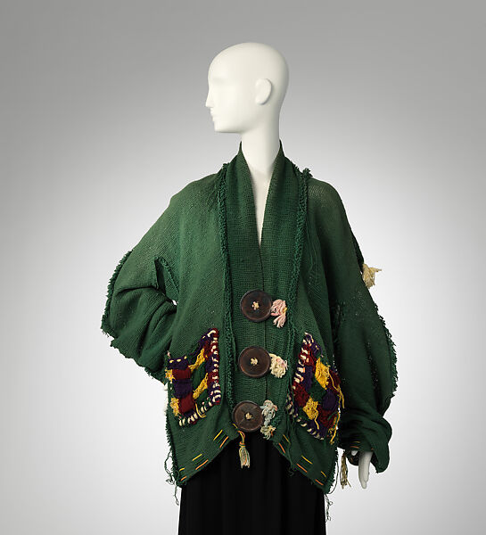 Sweater, Vivienne Westwood (British, 1941–2022), cotton, metal, British 