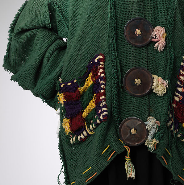 Sweater, Vivienne Westwood (British, 1941–2022), cotton, metal, British